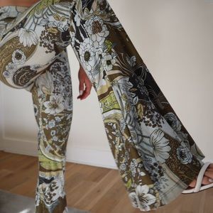 Novella royale patterned bell bottoms